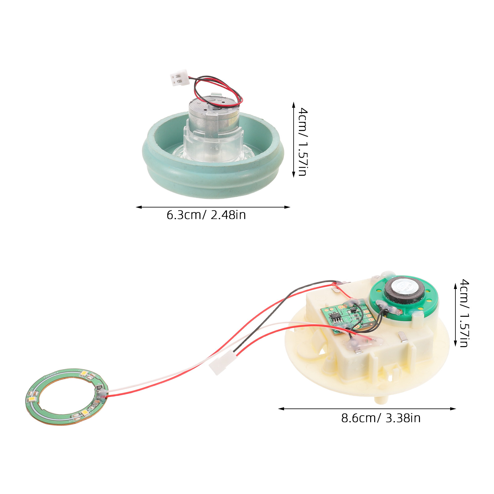 Snow Globe Movement with Music - Plastic Dome Clear ulasan dan harga