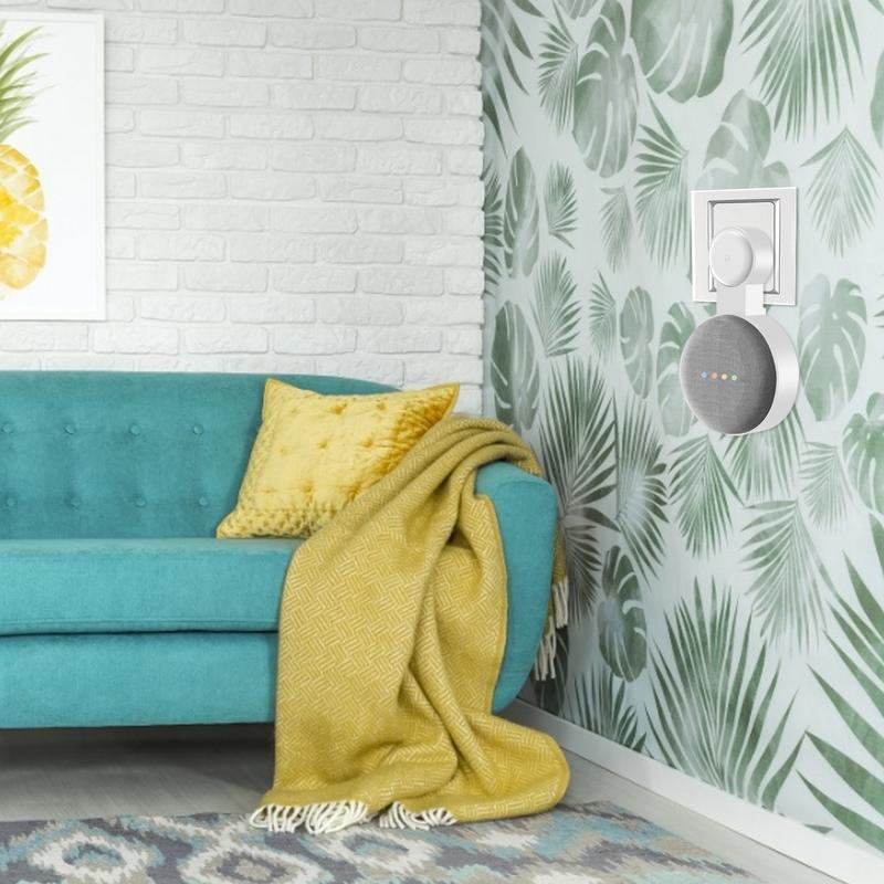 Outlet Wall Mount Holder ForGo - Google Speaker Nest Mini ulasan dan harga