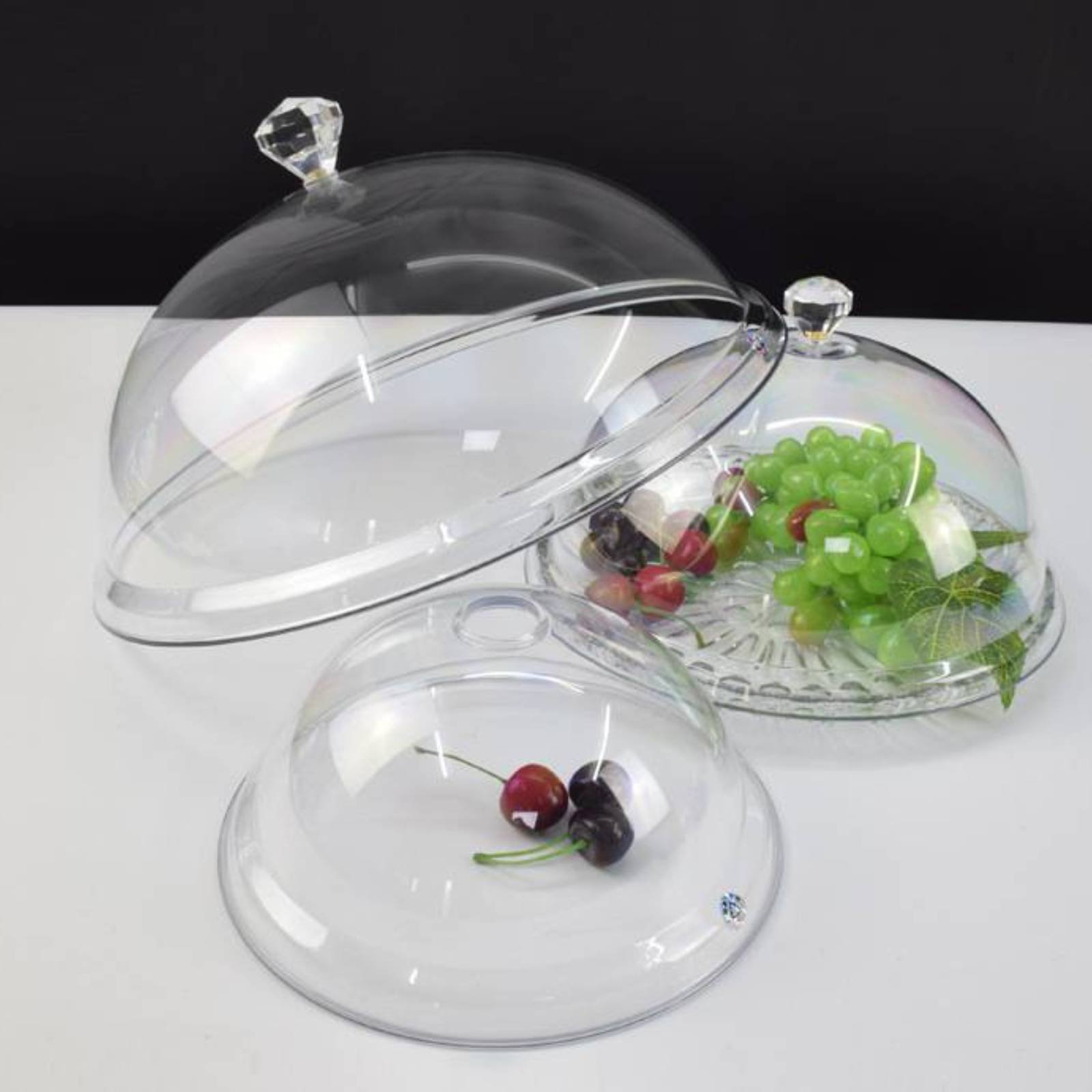 Food Protector Dustproof Clear - Plastic Dome Clear ulasan dan harga