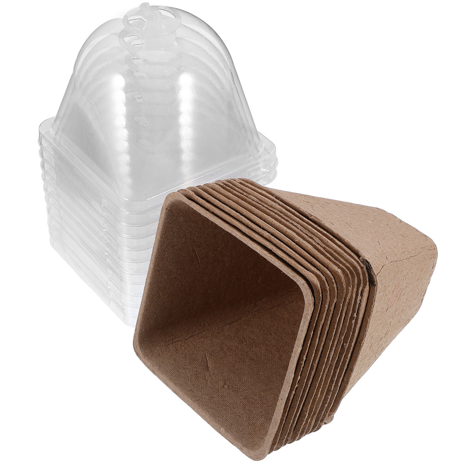 10Pcs Biodegradable Seedling S - Humidity Dome Kit ulasan dan harga