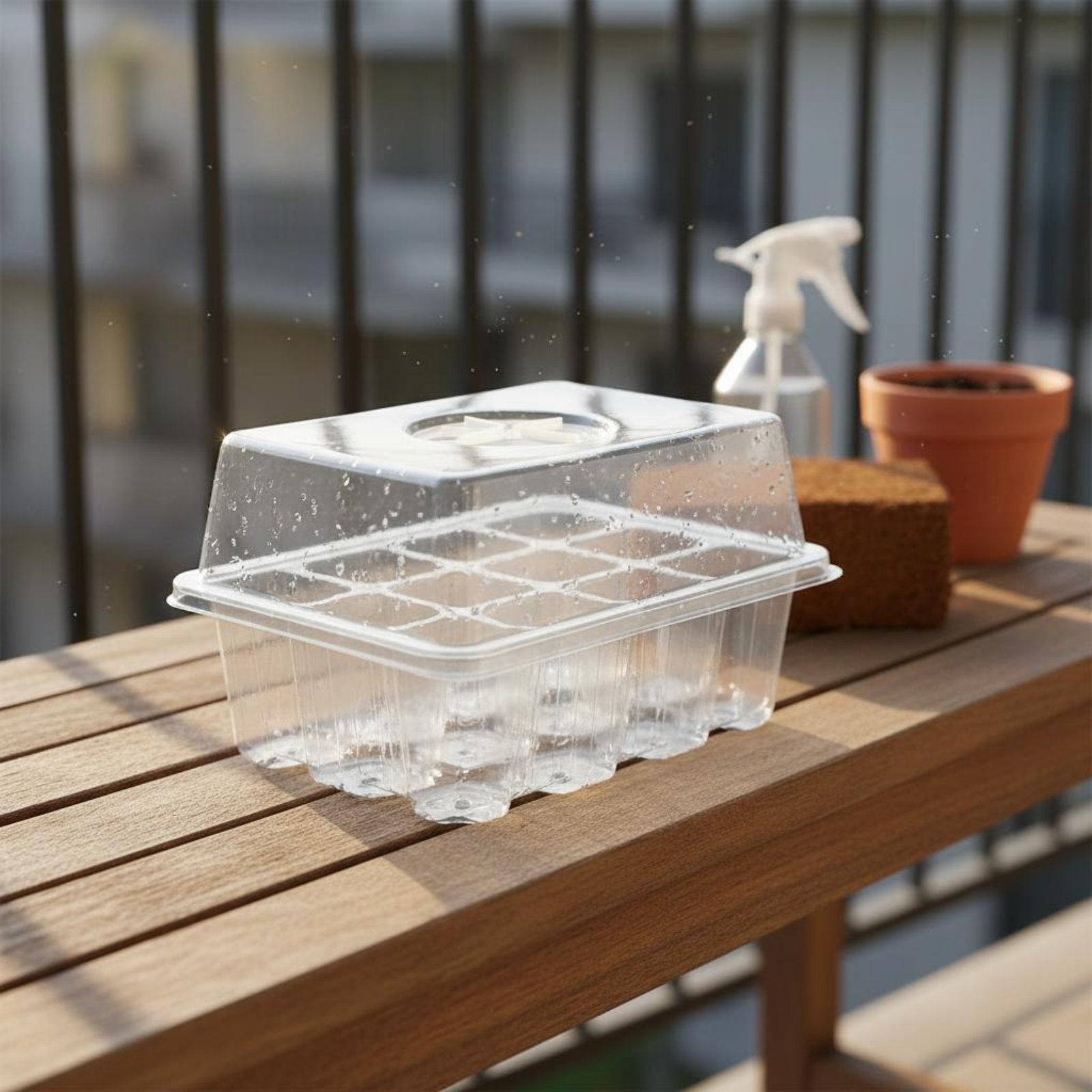 12 Compartment Germination Tra - Humidity Dome Kit ulasan dan harga