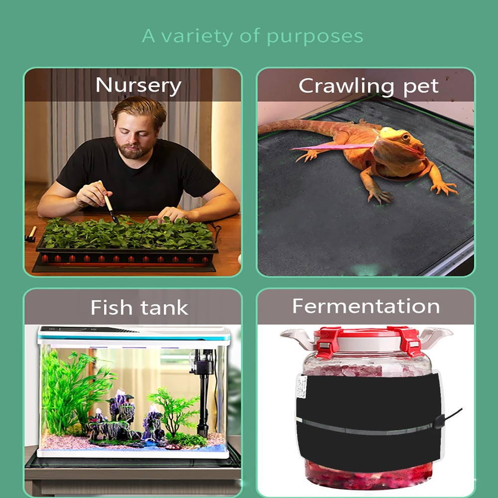 5~28W Seedling Heat Mat Plant  - Heat Mat Seedling ulasan dan harga
