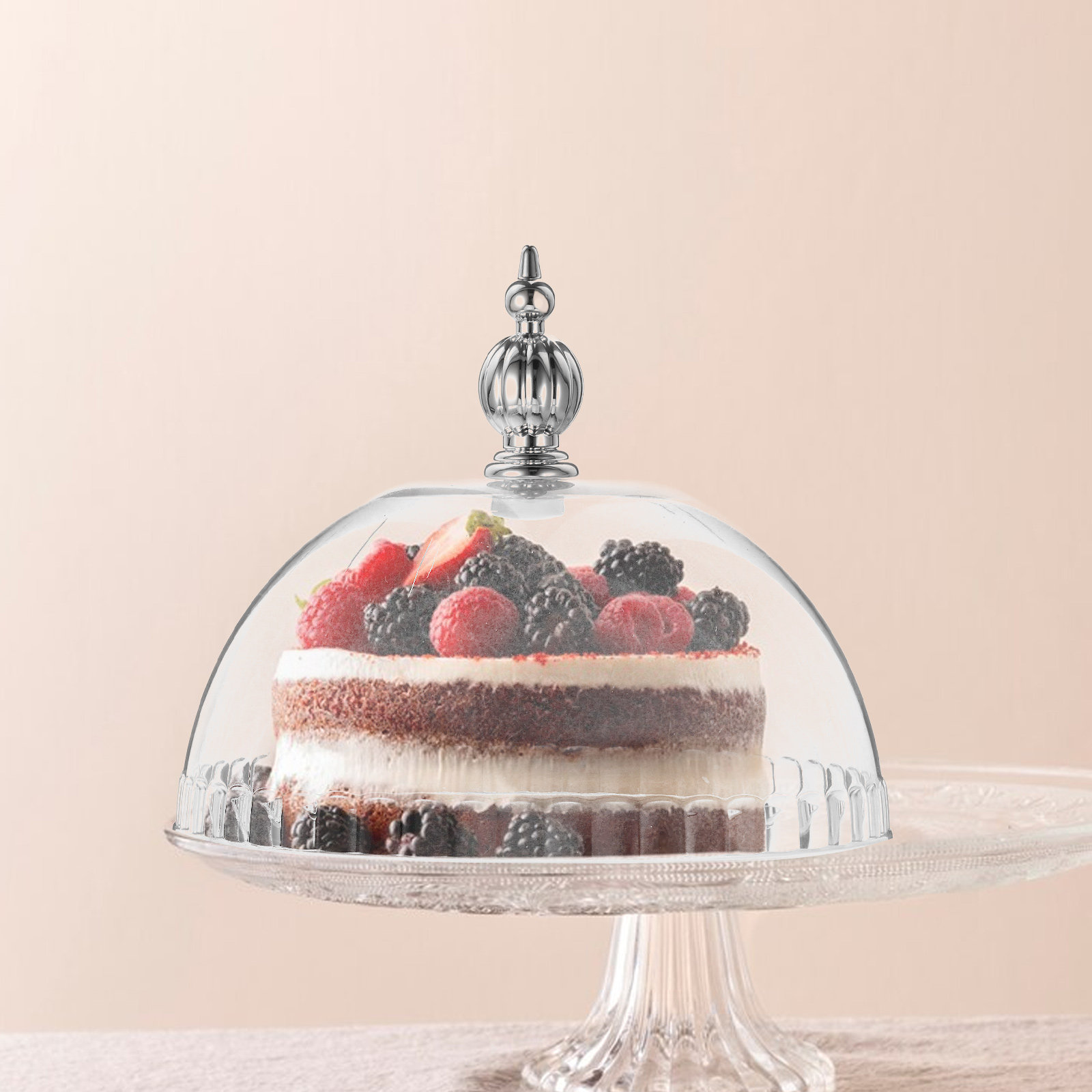 Plastic Cake Dome Cover 6.8 In - Plastic Dome Clear ulasan dan harga