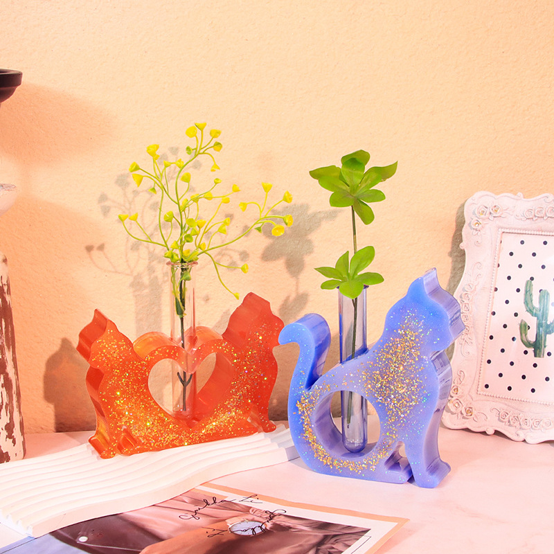 Cat Shaped Resin Molds Vase Si - Propagation Station Vase ulasan dan harga
