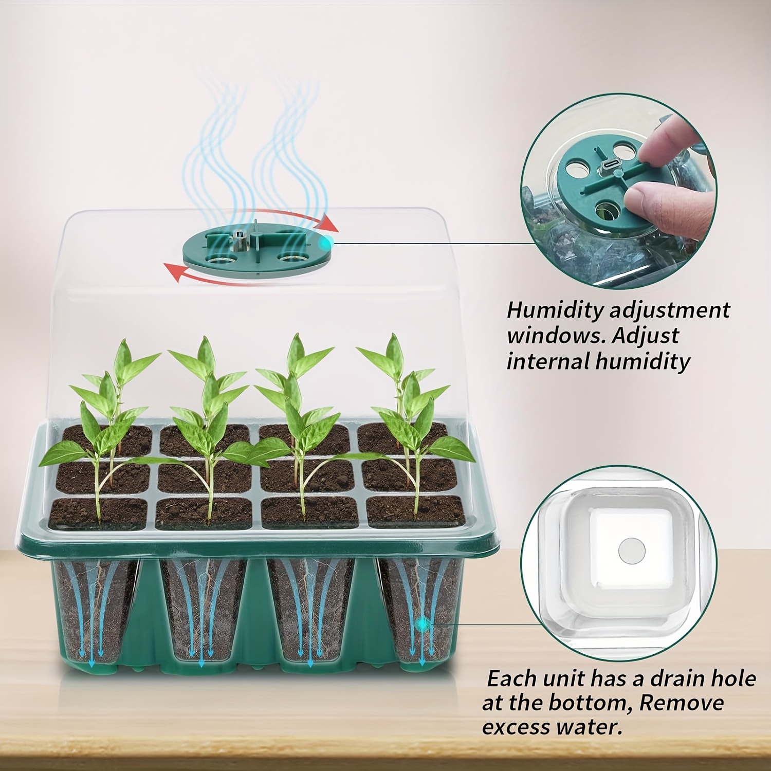 Seedling Starter Kit - 1/2/3 s - Humidity Dome Kit ulasan dan harga